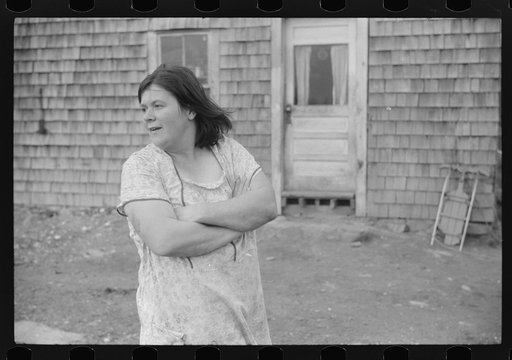 Wife of a FSA (Farm Security Administration) client near Wickford, Rhode Island
