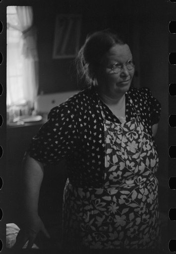 Untitled photo, possibly related to: Mrs. Simon Kertulla [i.e. Mary Kerttula], working at her old fashioned loom. Finnish poultry farmer. Foster, Rhode Island