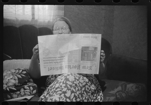 Untitled photo, possibly related to: Foster, Rhode Island. Mrs. Simon Kertulla [i.e. Mary Kerttula], wife of a Finnish poultry farmer, working at her old-fashioned loom