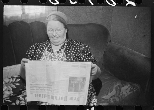 Untitled photo, possibly related to: Foster, Rhode Island. Mrs. Simon Kertulla [i.e. Mary Kerttula], wife of a Finnish poultry farmer, working at her old-fashioned loom
