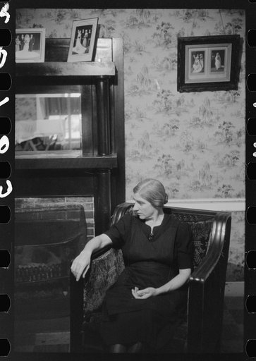 Mrs. D'Acchiloi, Italian market gardener, near Johnston, Rhode Island