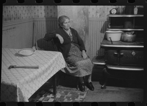 Untitled photo, possibly related to: Mrs. Rambone, wife of Italian FSA (Farm Security Administration) client, market gardener and dairy farmer. Johnston, Rhode Island