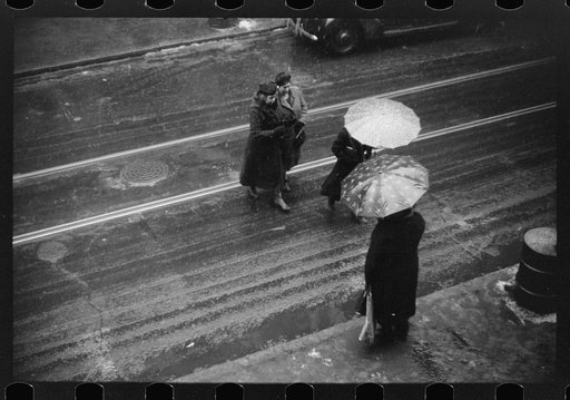 Rain and snow in Providence, Rhode Island