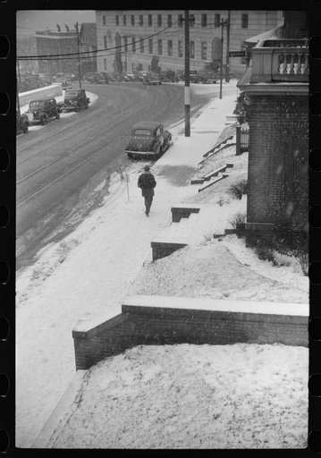 Untitled photo, possibly related to: Snow in downtown Providence, Rhode Island