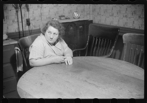 Untitled photo, possibly related to: Mr. Carpentier, French-Canadian FSA (Farm Security Administration) client. He works at a mill in Woonsocket and runs an eleven-acre farm with one cow and one pig. Slatersville, Rhode Island