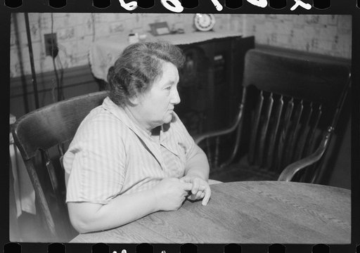 Untitled photo, possibly related to: Mr. Carpentier, French-Canadian FSA (Farm Security Administration) client. He works at a mill in Woonsocket and runs an eleven-acre farm with one cow and one pig. Slatersville, Rhode Island