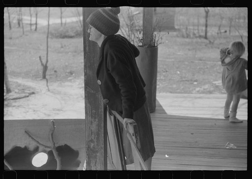 Untitled photo, possibly related to: Mrs. Harvey. One of the many people who are moving out of the Camp Croft area to make room for the expansion of the camp. Near Whitestone, South Carolina