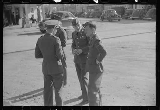 Soldiers from Camp Stewart, on Saturday afternoon in Hinesville, Georgia