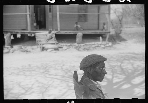 Untitled photo, possibly related to: This seventy-nine year old woman plans to go to Tennessee to live with one of her children there. Eight of her children have left their home in Heard County. Southern section of Heard County, Georgia