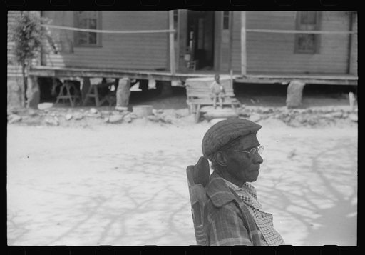 Untitled photo, possibly related to: This seventy-nine year old woman plans to go to Tennessee to live with one of her children there. Eight of her children have left their home in Heard County. Southern section of Heard County, Georgia