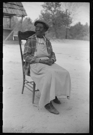 Untitled photo, possibly related to: This seventy-nine year old woman plans to go to Tennessee to live with one of her children there. Eight of her children have left their home in Heard County. Southern section of Heard County, Georgia
