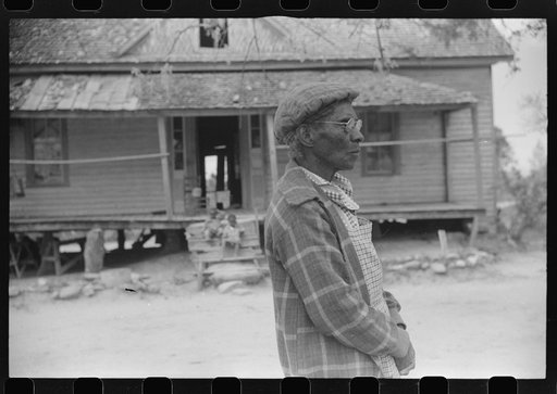 Untitled photo, possibly related to: This seventy-nine year old woman plans to go to Tennessee to live with one of her children there. Eight of her children have left their home in Heard County. Southern section of Heard County, Georgia