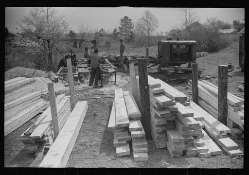 A sawmill in Heard County, Georgia