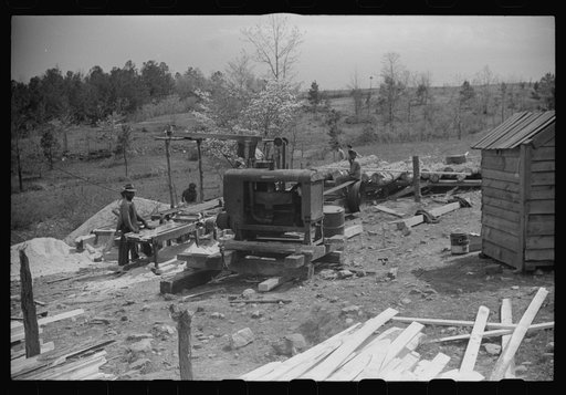A sawmill in Heard County, Georgia