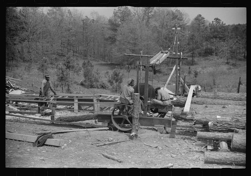 A sawmill in Heard County, Georgia