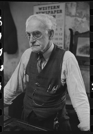 Mr. McCutchins, editor of the local newspaper in Franklin, Heard County, Georgia