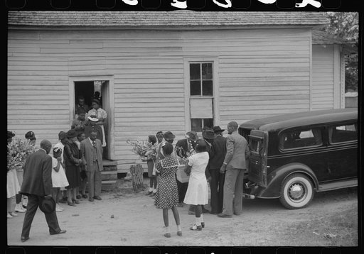 Funeral of nineteen year old Negro sawmill worker in Heard County, Georgia
