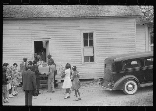 Untitled photo, possibly related to: Funeral of nineteen year old Negro sawmill worker in Heard County, Georgia