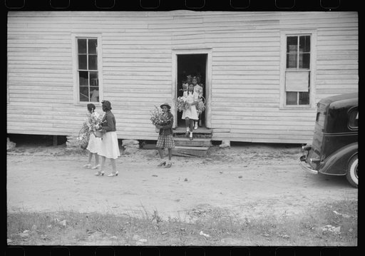 Funeral of nineteen year old Negro sawmill worker in Heard County, Georgia