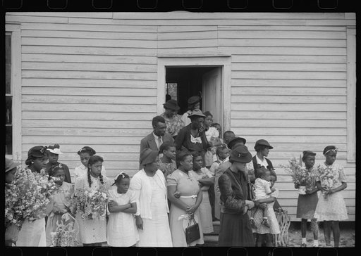 Funeral of nineteen year old Negro sawmill worker in Heard County, Georgia