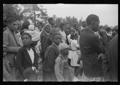 Funeral of nineteen year old Negro sawmill worker in Heard County, Georgia