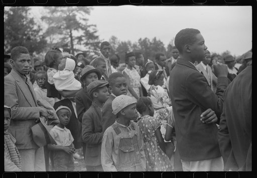 Untitled photo, possibly related to: Funeral of nineteen year old Negro sawmill worker in Heard County, Georgia