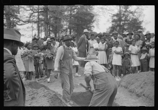 Untitled photo, possibly related to: Funeral of nineteen year old Negro sawmill worker in Heard County, Georgia