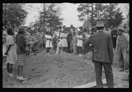 Untitled photo, possibly related to: Funeral of nineteen year old Negro sawmill worker in Heard County, Georgia