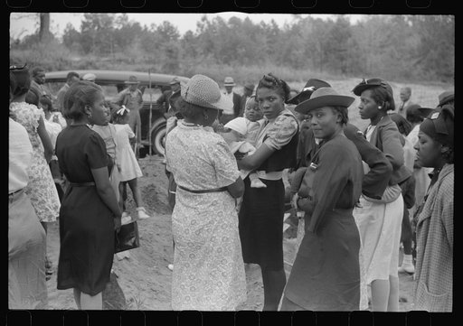 Funeral of nineteen year old Negro sawmill worker in Heard County, Georgia