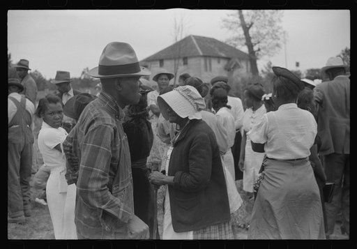 Funeral of nineteen year old Negro sawmill worker in Heard County, Georgia