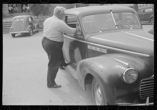 A Franklin, merchant talking to the sheriff. Heard County, Georgia