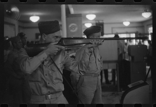Untitled photo, possibly related to: Soldiers from Fort Benning at Idle Hour amusement park near Phenix City, Alabama