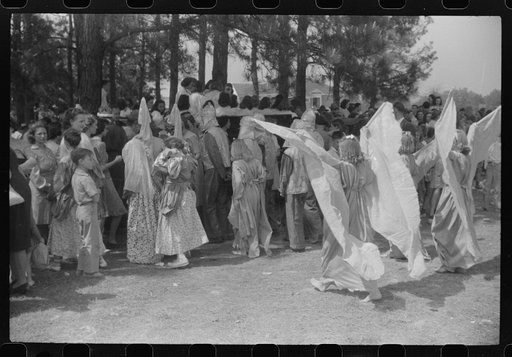 At the May Day pageant in Siloam, Greene County, Georgia