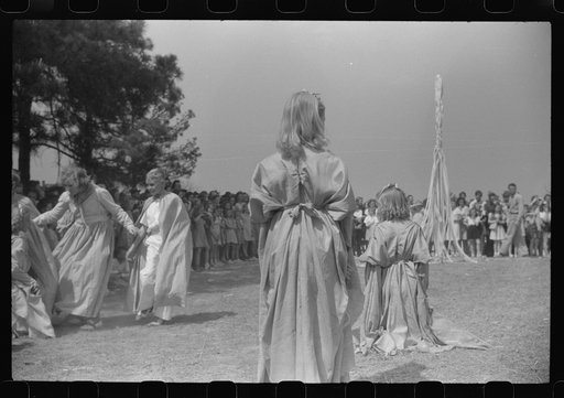 Untitled photo, possibly related to: At the May Day pageant in Siloam, Greene County, Georgia