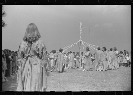 At the May Day pageant in Siloam, Greene County, Georgia