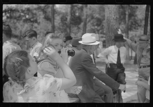 At the May Day pageant in Siloam, Greene County, Georgia