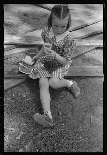 Untitled photo, possibly related to: Making barbecue at the May Day pageant in Siloam, Greene County, Georgia