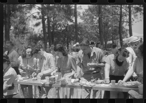 At the May Day pageant in Siloam, Greene County, Georgia