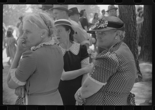 At the May Day pageant in Siloam, Greene County, Georgia