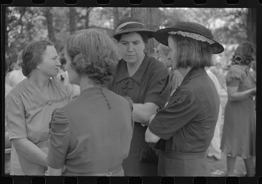At the May Day pageant in Siloam, Greene County, Georgia