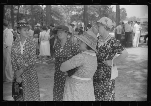 At the May Day pageant in Siloam, Greene County, Georgia