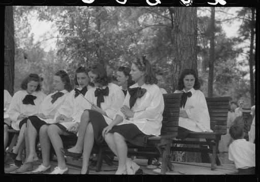 Untitled photo, possibly related to: At the May Day pageant in Siloam, Greene County, Georgia