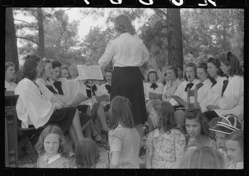 At the May Day pageant in Siloam, Greene County, Georgia