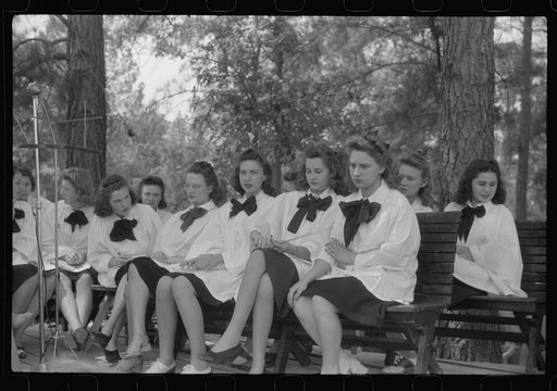 At the May Day pageant in Siloam, Greene County, Georgia