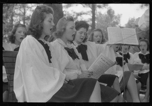 At the May Day pageant in Siloam, Greene County, Georgia