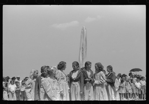 At the May Day pageant in Siloam, Greene County, Georgia