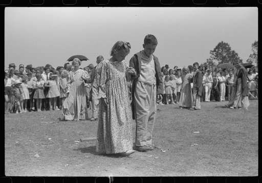 At the May Day pageant in Siloam, Greene County, Georgia