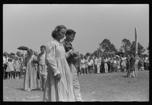 Untitled photo, possibly related to: At the May Day pageant in Siloam, Greene County, Georgia