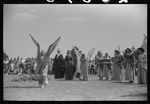 At the May Day pageant in Siloam, Greene County, Georgia