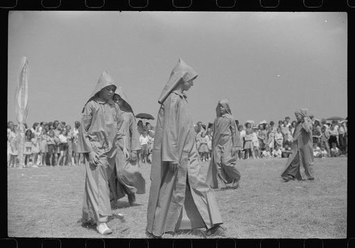 At the May Day pageant in Siloam, Greene County, Georgia